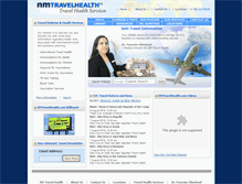 Tablet Screenshot of nmtravelhealth.com